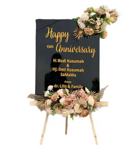 Papan Bunga Akrilik Pemayung