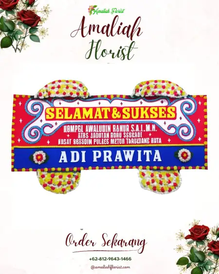 Papan Bunga Ucapan Selamat Pemayung